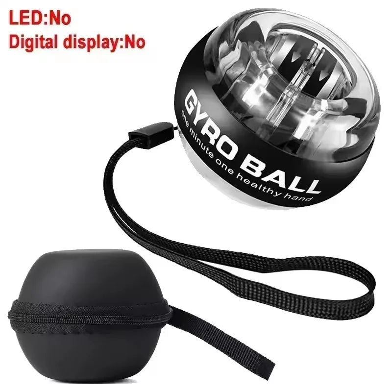 Self-Starting Wrist Gyro Ball Power Trainer Ball Wrist Strengthening Device Forearm Exerciser Strengthen Arms Fitness Equipmen
